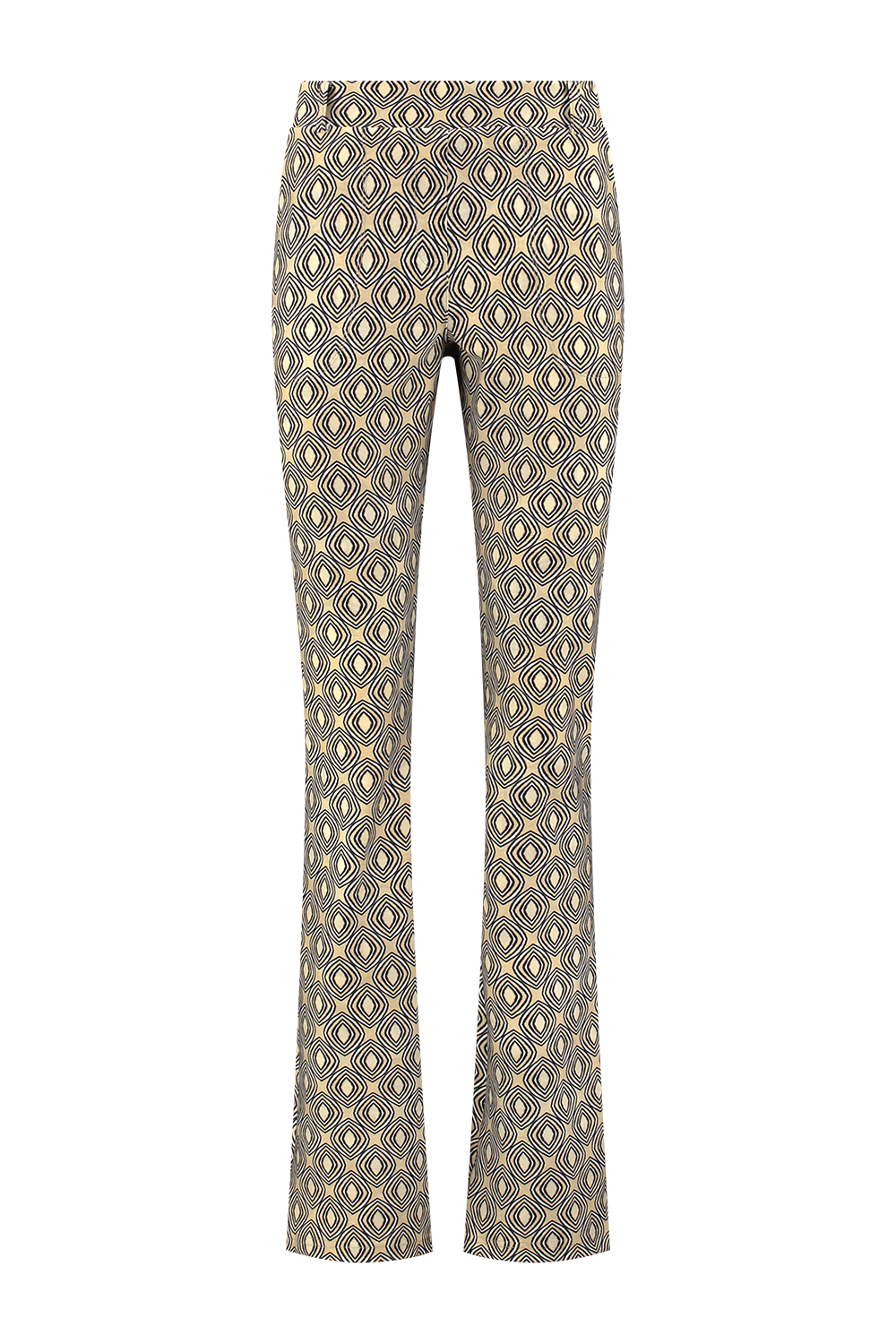 Helena Hart Broek flair print disc 7512disc sand