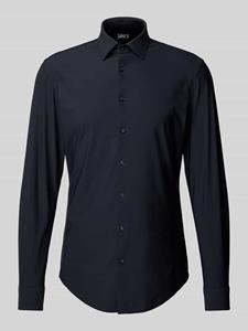 Jake*s Slim fit zakelijk overhemd met kentkraag