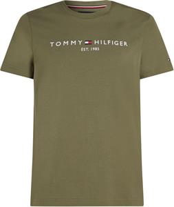 Tommy Hilfiger T-shirt Logo Olijfgroen