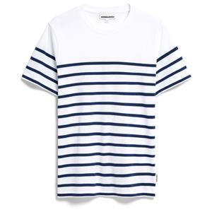 ARMEDANGELS  Aadros Stripes - T-shirt, wit