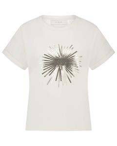 Nukus Fw24081 126 albufeira shirt offwhite/gold