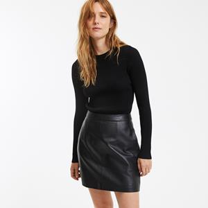 LA REDOUTE COLLECTIONS Trui met ronde hals in ribbooord