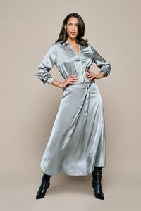 Mart Visser Ezra Blouse Zilvergrijs Maxi