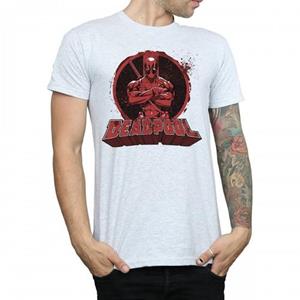 Deadpool T-shirt met gekruiste armen voor heren