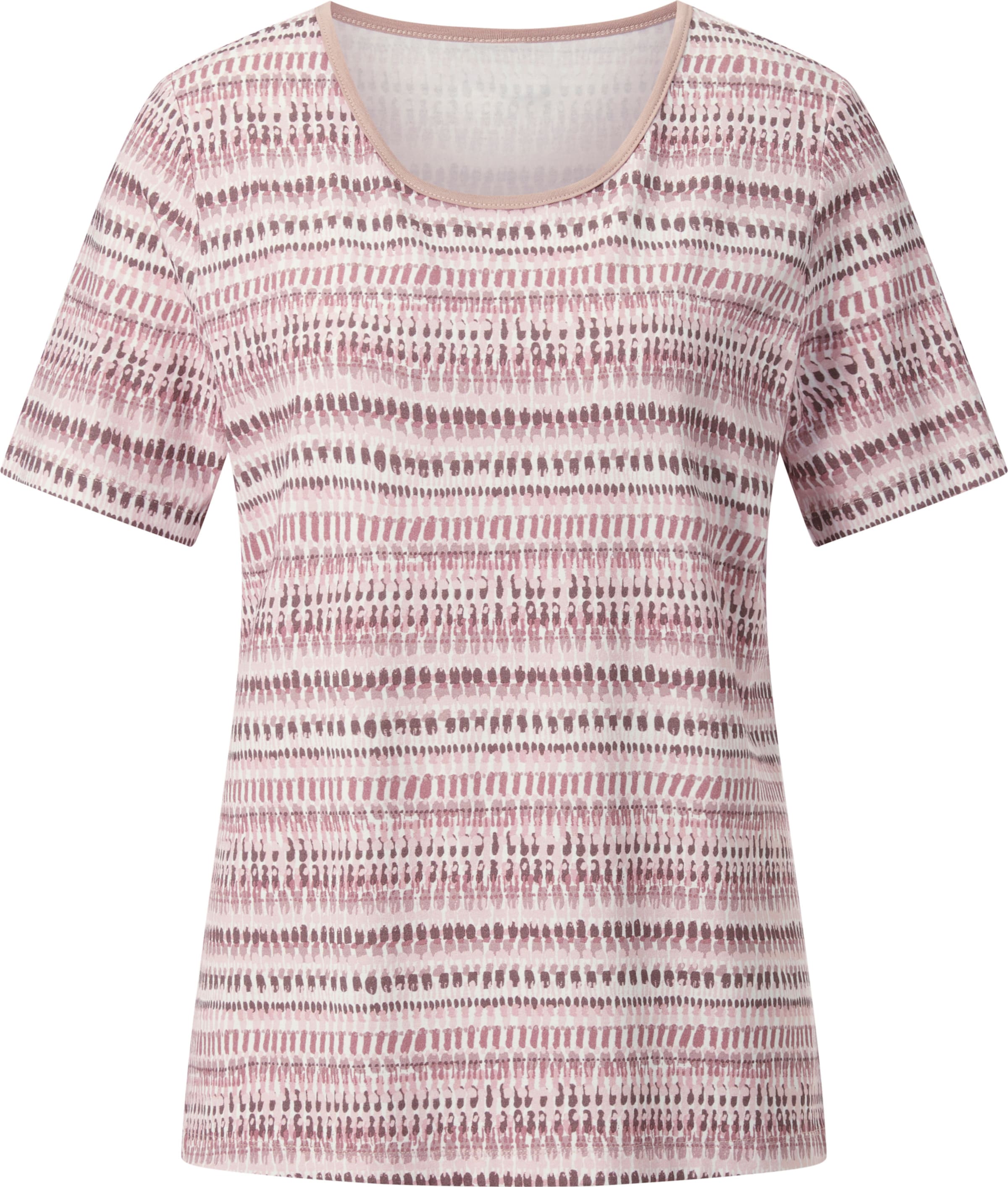 Your Look... for less! Dames Shirt mauve/ecru bedrukt Maat