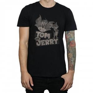 Tom And Jerry Tom en Jerry Heren Wink katoenen T-shirt