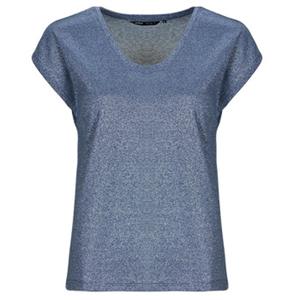 Only Onlsilvery S/s V Neck Lurex Top Jrs: