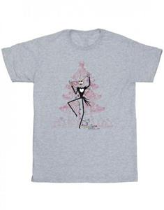 Disney heren The Nightmare Before Christmas Tree roze T-shirt