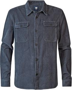 Petrol Industries Heren overhemd m-3040-sil427 5185 midnight blue