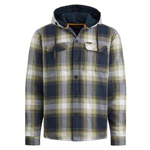PME Legend Male Overhemden Psi2408216 Long Sleeve Shirt Ctn Flanel Check