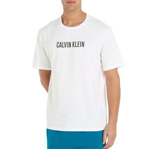 Calvin Klein T-shirt S/S CREW NECK met een logo-opschrift op borsthoogte