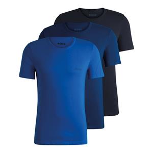 Boss T-shirt met labelstitching