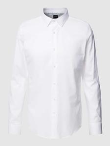 Boss Slim fit zakelijk overhemd met kentkraag, model 'HANK'