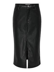 Only Female Broeken Onlkiri Hw Lo Slit Faux Lea Skirt Cc Pnt 15324778