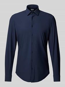 Jake*s Slim fit zakelijk overhemd met stretch
