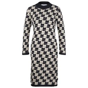 Dedicated  Women's Dress Lo Pepita Cats - Jurk, grijs