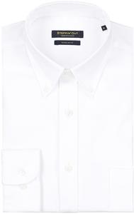 Steppin' Out Overhemd Twill Wit