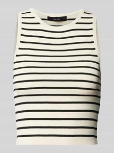 Vero Moda Korte top in effen design, model 'GINNY'