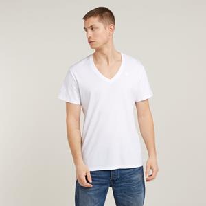 G-Star RAW Shirt met V-hals (set, 2-delig)