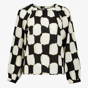 TwoDay dames blouse met print zwart wit