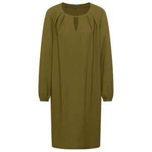 Tranquillo  Women's Lockeres Ecovero-Kleid - Jurk, olijfgroen