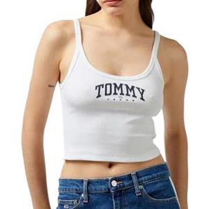 Tommy Jeans Korte top met logostitching