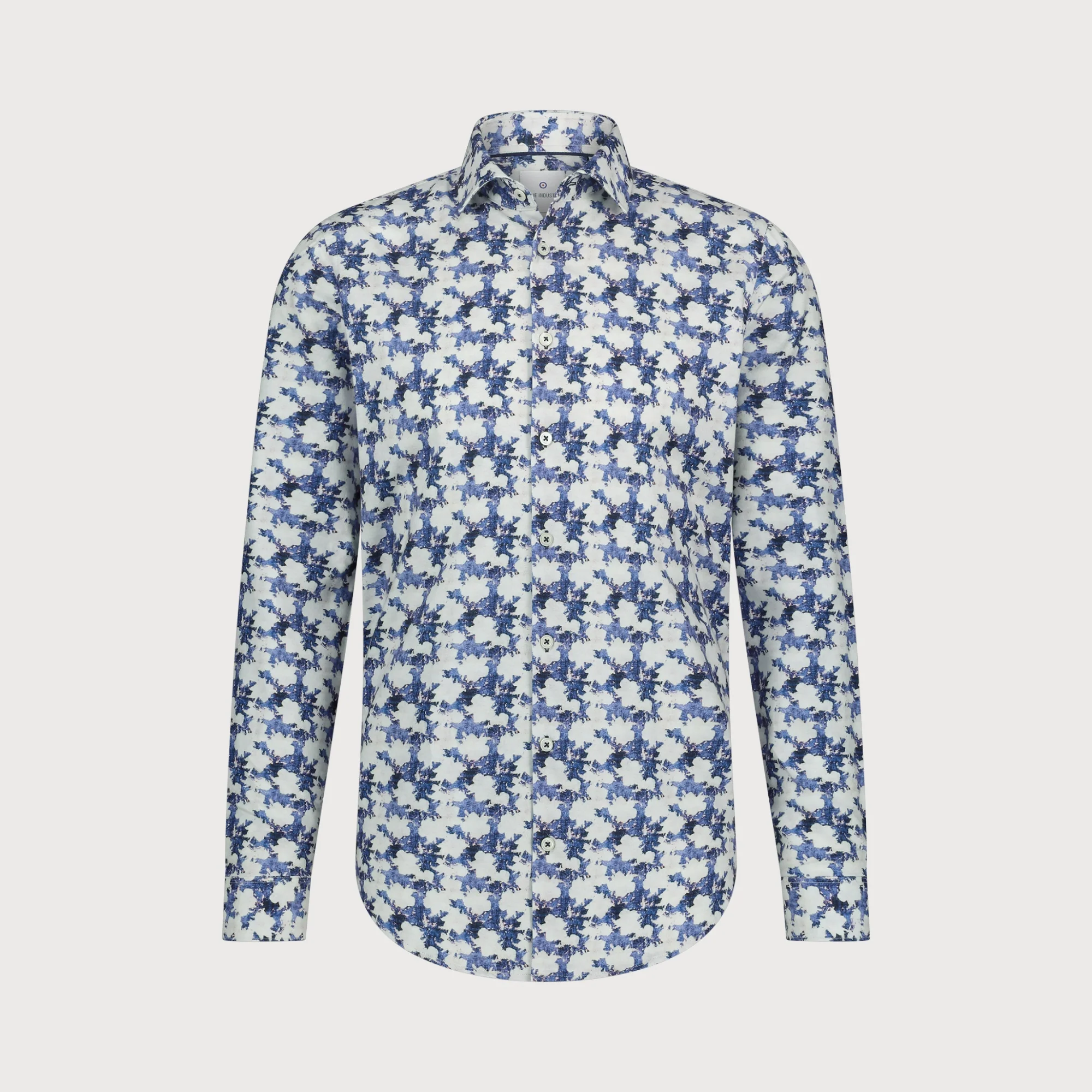 Blue Industry Cotton print overhemd |