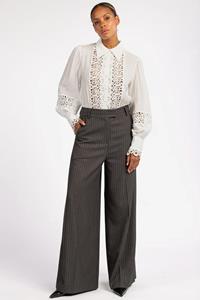 Aaiko Female Broeken Nore Pinstripe Vis 548
