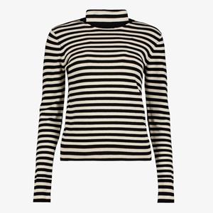 TwoDay dames coltrui met strepen beige zwart