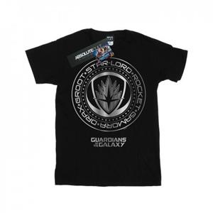 Marvel Heren Guardians Of The Galaxy Metallic Seal T-shirt