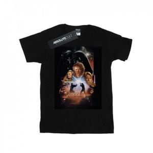 Star Wars Mens Episode III filmposter T-shirt XL zwart