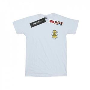 Star Wars Mens C-3PO IÂ´m A Rebel Chest Print T-Shirt