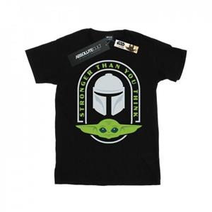 Star Wars Mens The Mandalorian Stronger Than You Think T-Shirt