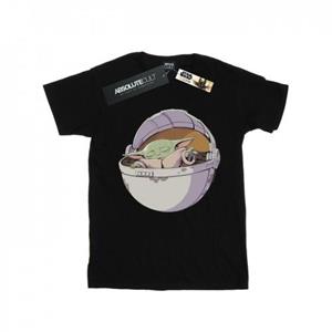 Star Wars Mens The Mandalorian Sleeping Child T-Shirt
