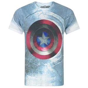 Pertemba FR - Apparel Captain America Civil War Heren Shield Sublimatie T-shirt