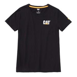 Caterpillar handelsmerk-T-shirt voor heren M zwart