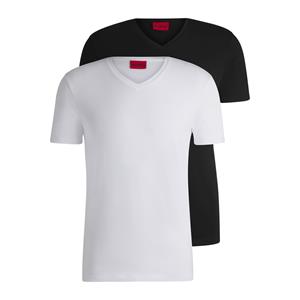 HUGO T-shirt met logoprint in een set van 2 stuks, model '-V'