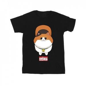 Disney Heren Big Hero 6 Baymax Kitten Face T-shirt