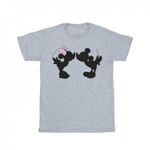 Disney heren Mickey Minnie Kiss silhouet T-shirt
