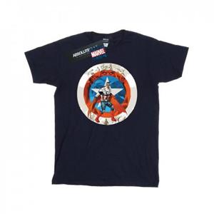 Marvel Heren Captain America Sam Wilson Shield T-shirt