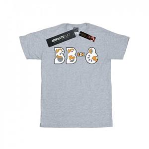 Star Wars Mens The Rise Of Skywalker BB-8 Text Logo T-Shirt
