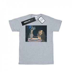 Disney Heren Lady en de Vagebond Spaghetti Slurp T-shirt