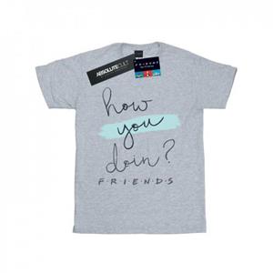Friends Vrienden Heren Hoe gaat het? Handschrift T-shirt