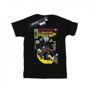 Marvel Spider-Man zwarte kat cover T-shirt voor heren