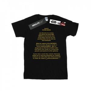 Star Wars Heren The Force Awakens Opening Crawl T-shirt