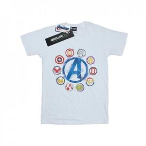 Marvel Heren Avengers Endgame geschilderde iconen T-shirt