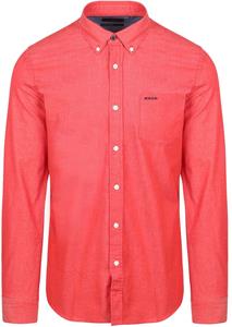 New zealand auckland NZA Overhemd James Twill Rood