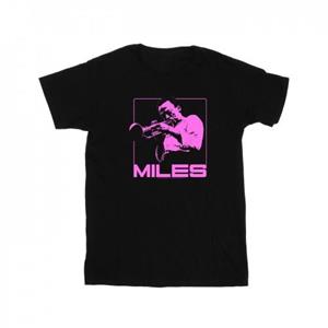 Pertemba FR - Apparel Miles Davis heren roze vierkant T-shirt L zwart