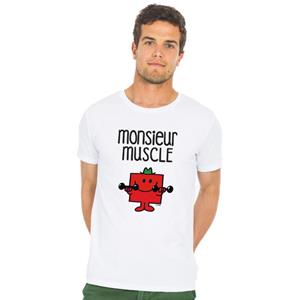 Monsieur Madame Heren T-shirt - MR. MUSCLE