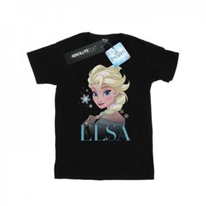 Disney Heren Frozen Elsa Sneeuwvlok Portret T-shirt